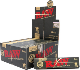 RAW Black Kingsize Slim Papers