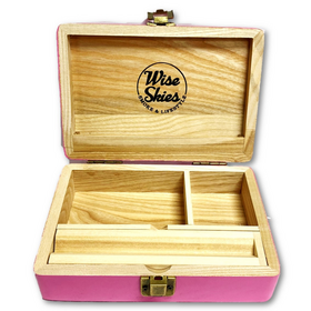 Wise Skies Ash Wood Rolling Box