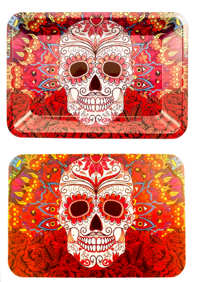 Day of the Dead Tray with Magnetic Cover